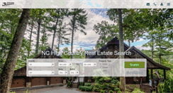 Desktop Screenshot of mountainhomesnc.com