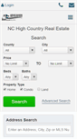 Mobile Screenshot of mountainhomesnc.com